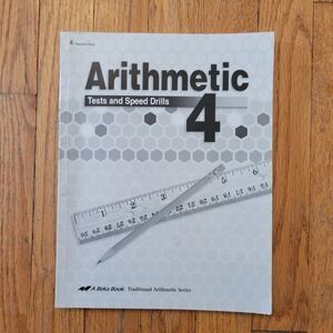ABeka Book 4th Grade Arithmetic Tests Speed Drills Teacher Key Homeschool